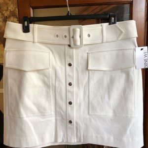Nine West White Skirt Size XXL